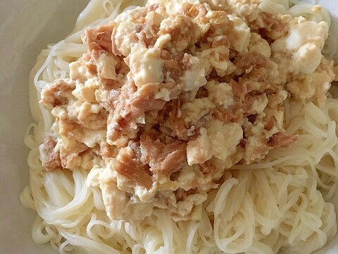 豆腐とツナのさっぱりそうめん レシピ 作り方 By まるっとまる 楽天レシピ 豆腐とツナのさっぱりそうめん レシピ 作り方 By まるっとまる 楽天レシピ